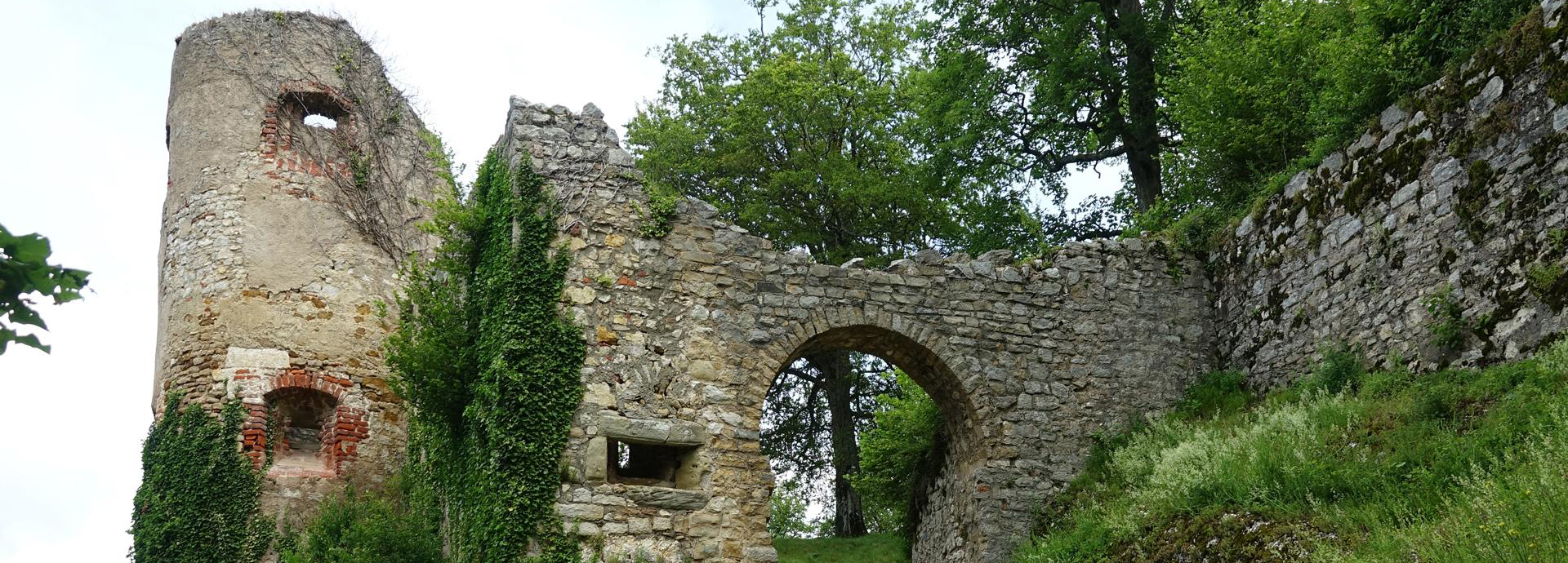 Castle of Ferrette in Alsace, a privileged historical setting