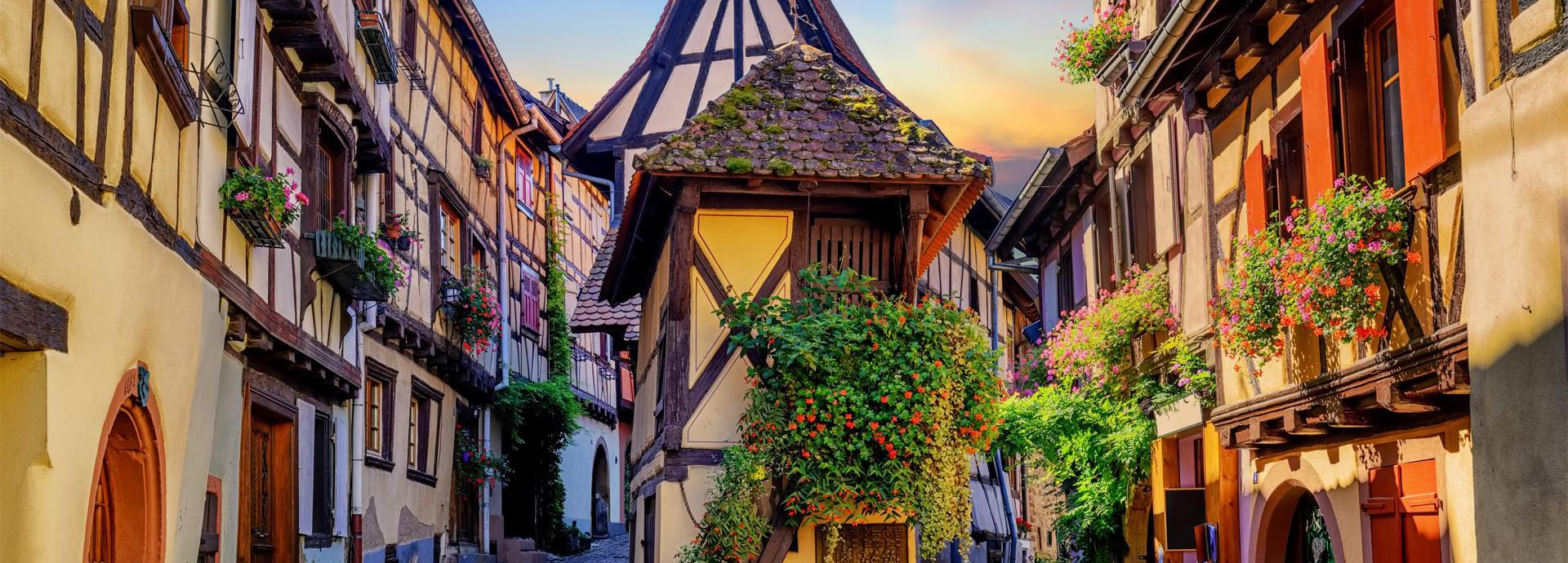 Eguisheim, village viticole d’Alsace