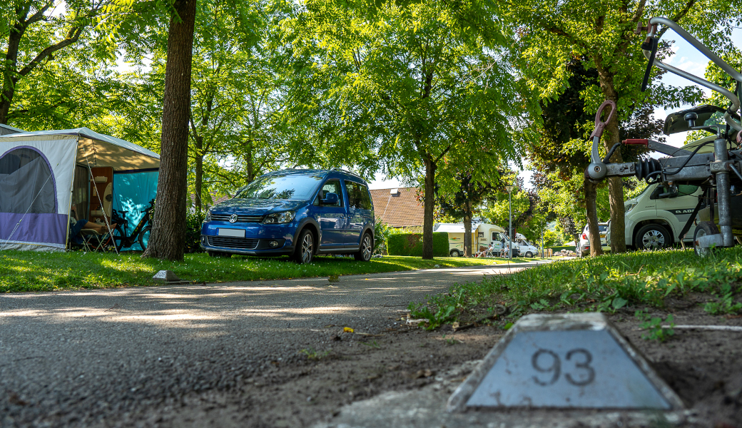 Vue aérienne Camping de Kaysersberg en Alsace