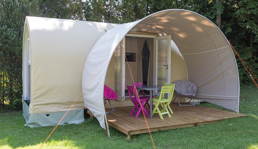 De kokosnoot van camping La Chaumière