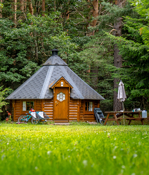 Unusual accommodation, camping Labaroche in Alsace