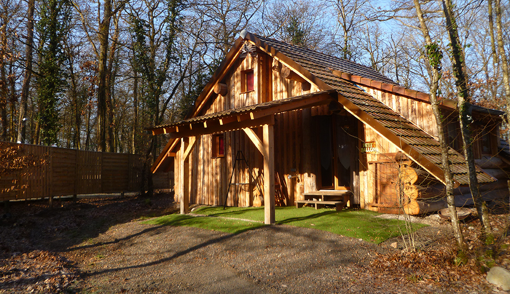 Chaletvermietung auf dem Campingplatz Les Castors im Elsass