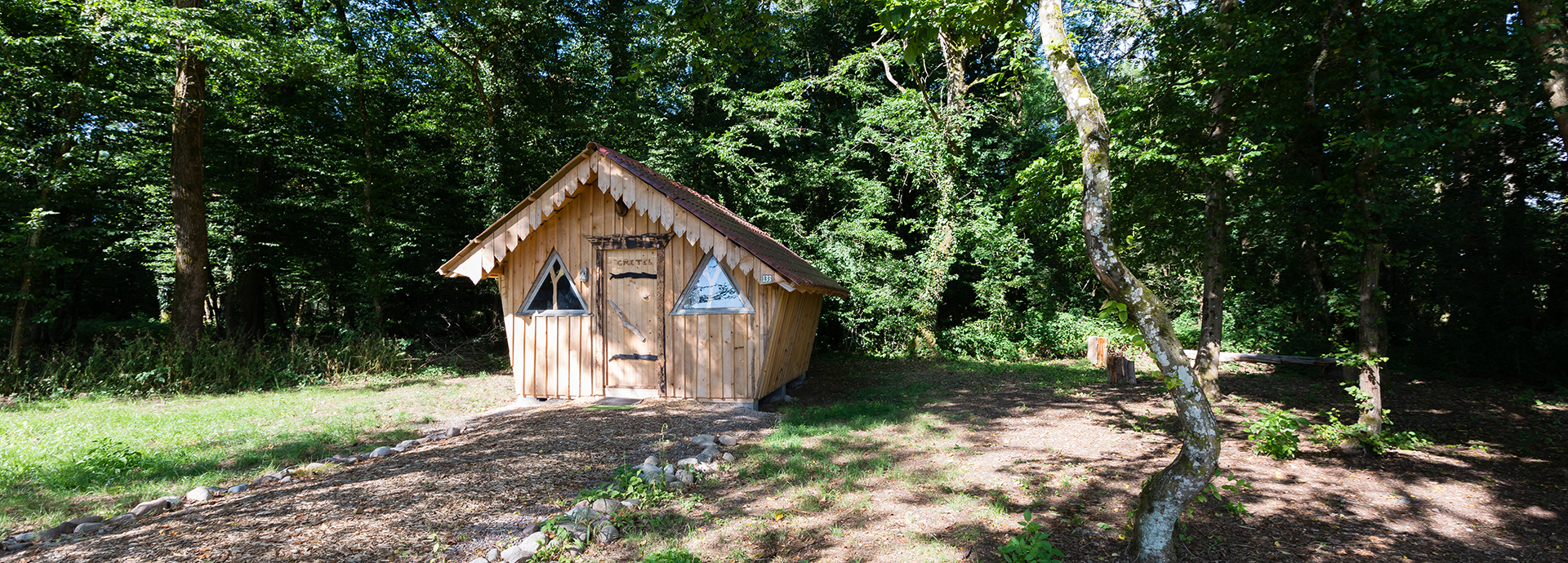 Greitel hut op Camping Les Castors in de Elzas