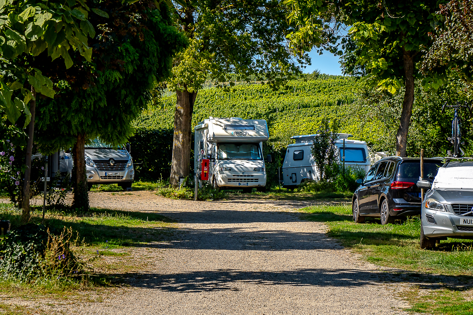 Camperplaats op camping Les Trois Châteaux