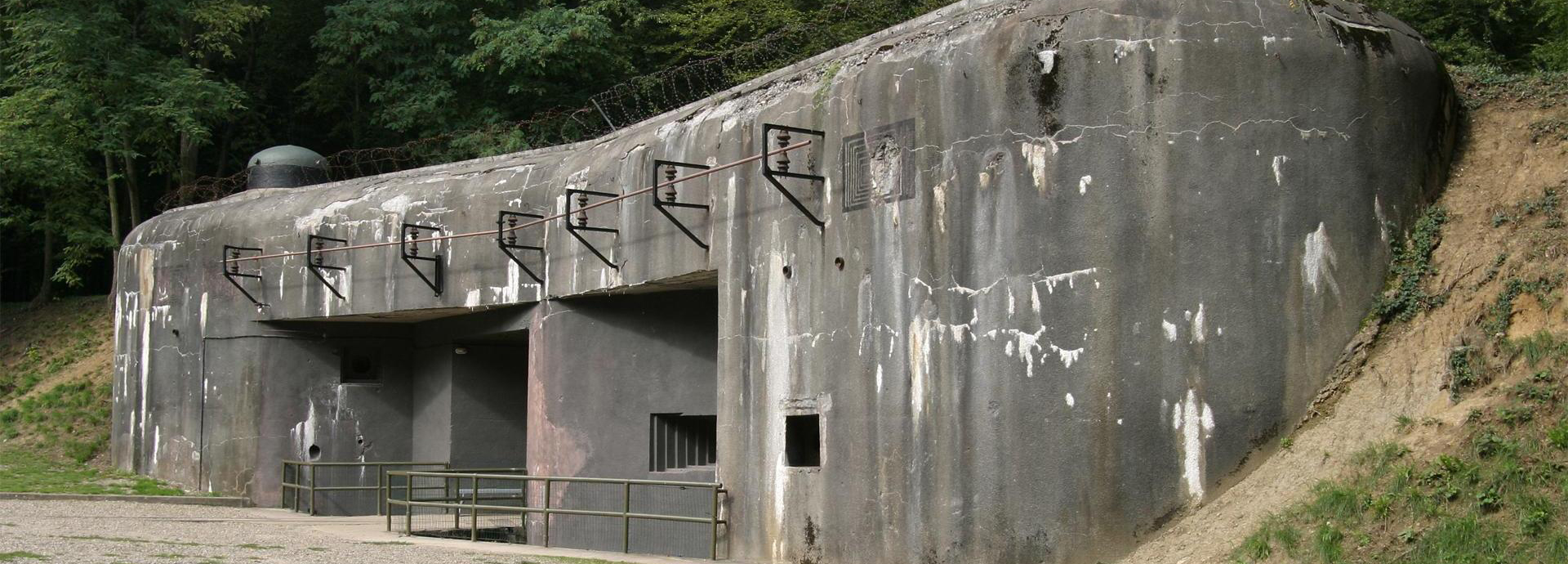 The Maginot Line, an imposing fortified system