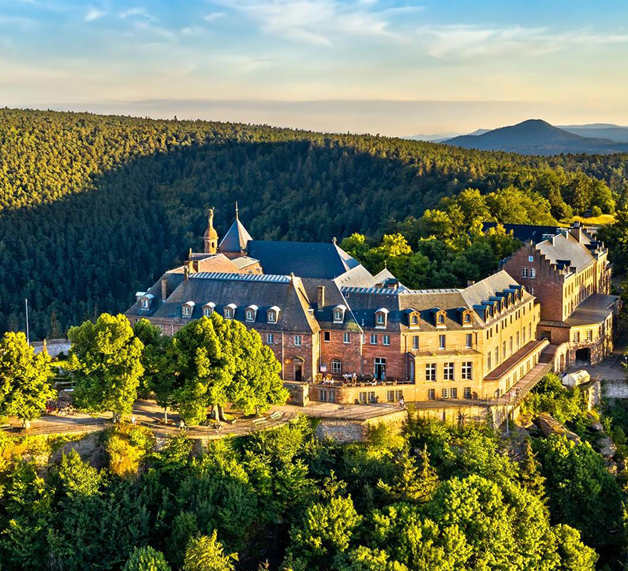 Mont Sainte Odile, een van de spirituele en religieuze centra van de Elzas