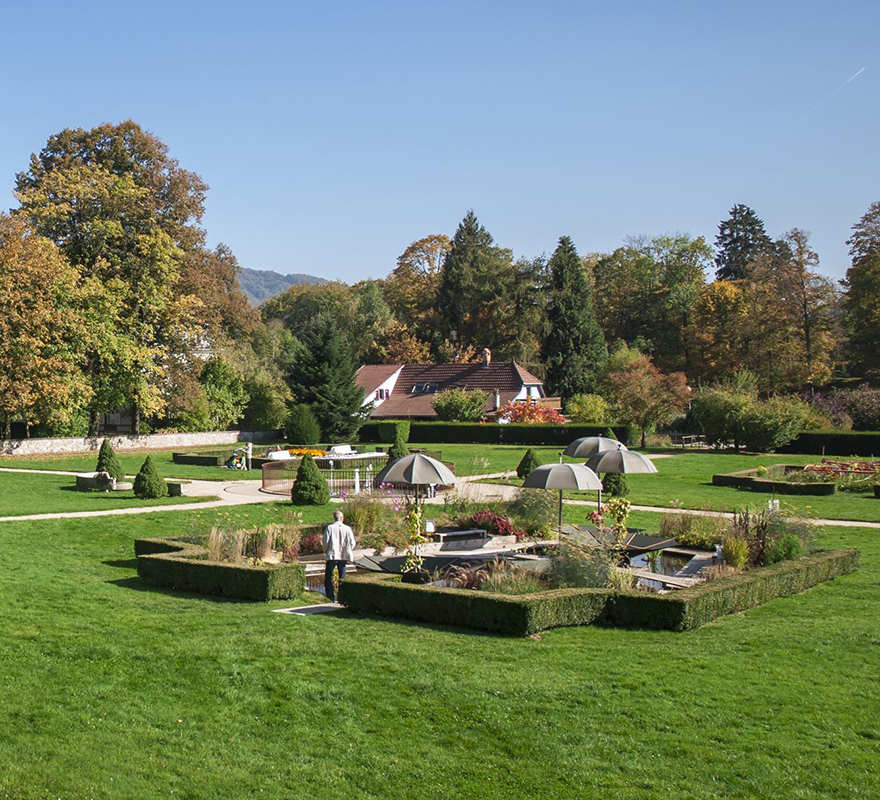 Der Park von Husseren-Wesserling