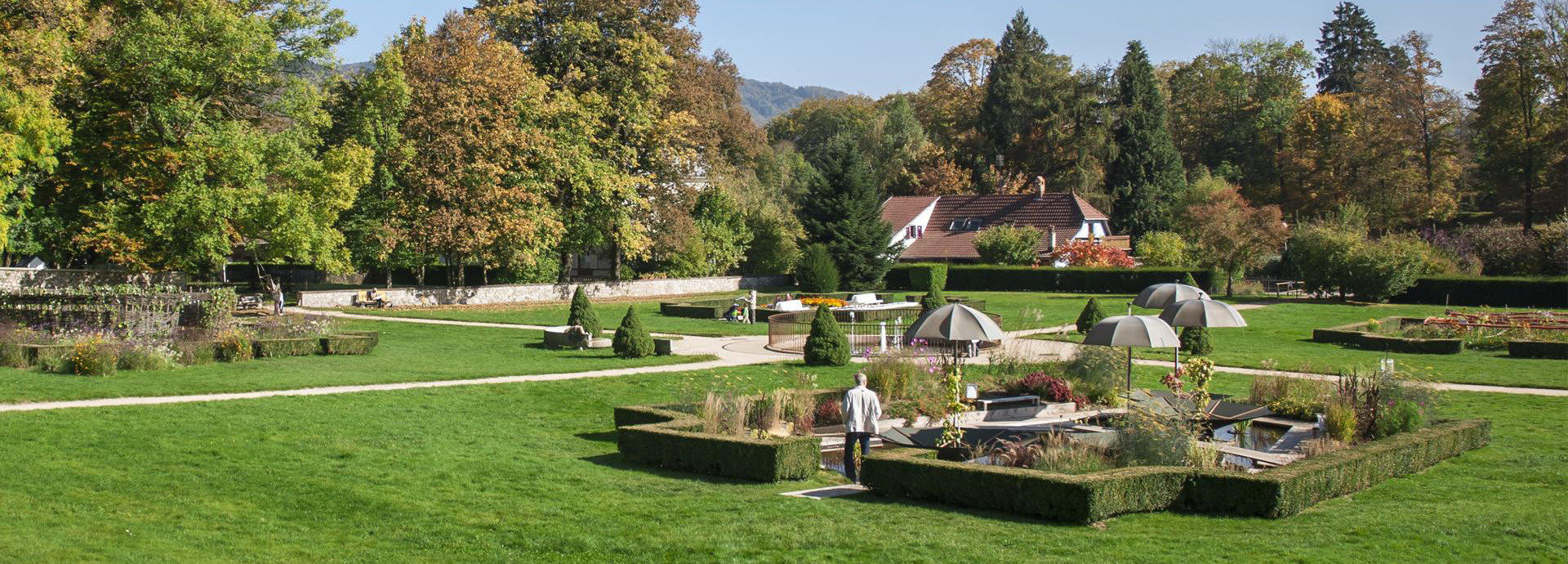 Park van Husseren Wesserling, opmerkelijke tuin van de Elzas-Vogezen