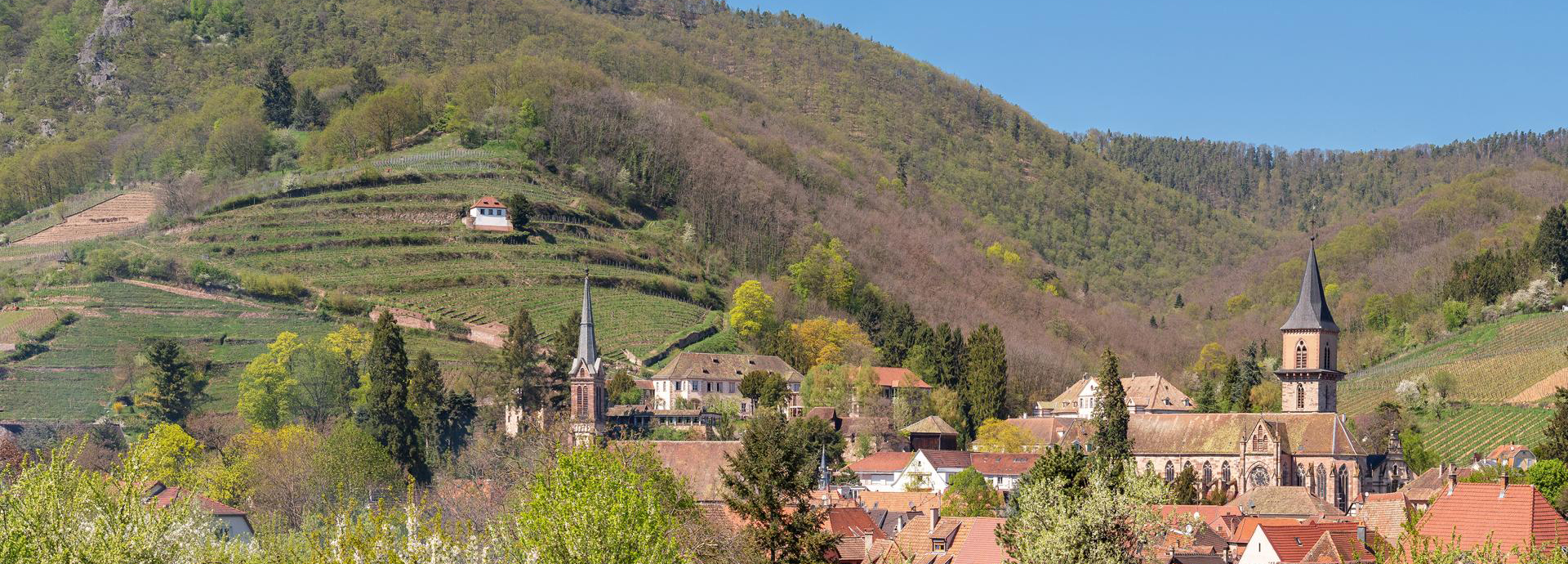 Ribeauvillé, mittelalterliches Dorf im Elsass
